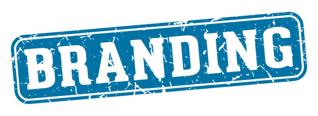 branding rectangular sign. branding stamp