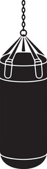 Punching bag icon vector design