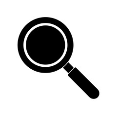 magnifying glass isolated on white