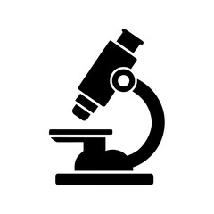 microscope isolated on white