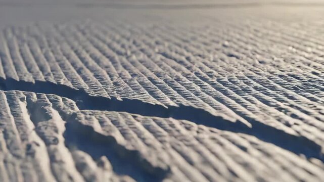 Textured White Surface with Diagonal Cracks and Parallel Grooves in Macro Detailed Lines and Patterns