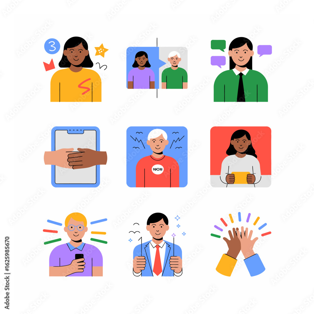 Poster diverse professionals collaborate effectively in digital spaces showcasing teamwork and communicatio