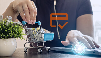 Online Real Estate Purchase and Investment Checkout