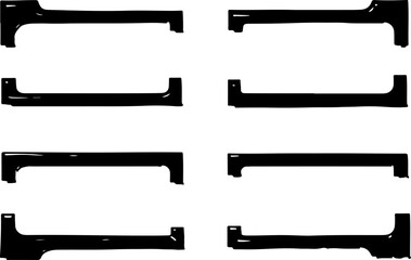 Vintage Floral Ornament Set vector 