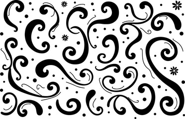 Fototapeta premium Elegant Decorative Divider Collection Vector Bundle