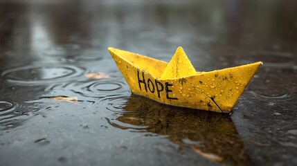 yellow boat on the water