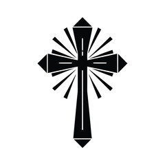 Cruz Bautismo con Efecto Brillante