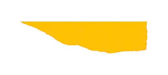 Obraz premium Single yellow tape isolated on transparent background