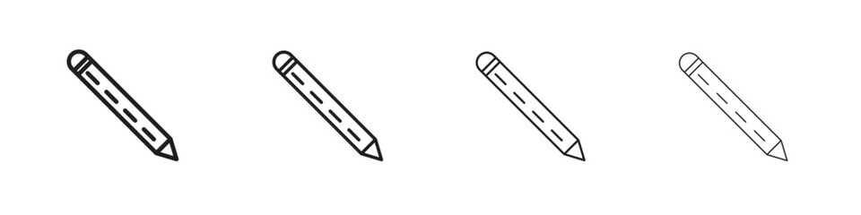 Obraz premium Eyeliner icon outline vector pack. Best for web, mobile, ui