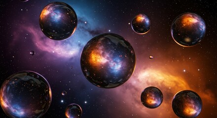 Cosmic convergence: Spherical reflections of the universe's stellar magnificence