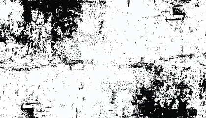 Abstract grunge black and white distressed texture background. Grunge overlay background. Monochrome Texture.