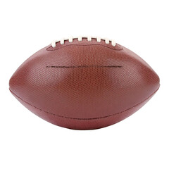american football isolated on white