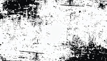Abstract grunge black and white distressed texture background. Grunge overlay background. Monochrome Texture.