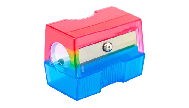 3d pencil sharpner school stationary item isolated on transparent background back to school editing png 