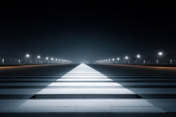 Fototapeta premium light trails on the road