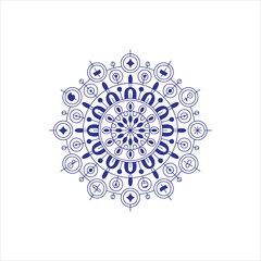Intricate digital illustration with vibrant color palette