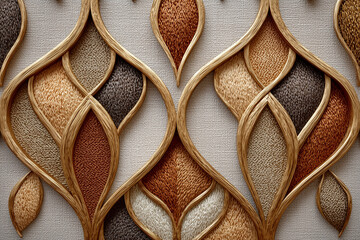 A Pattern of element cloth geometric style contrast    texture