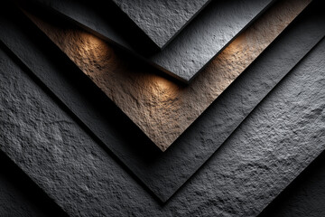A Pattern of negative space Mineral flat design style spike   texture