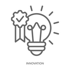 Innovation Icon Line Style. Design Vector Illustration