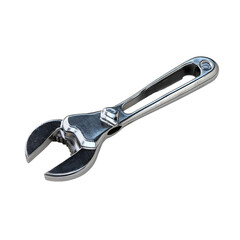 Obraz premium Adjustable wrench isolated on transparent background for plumbing and construction