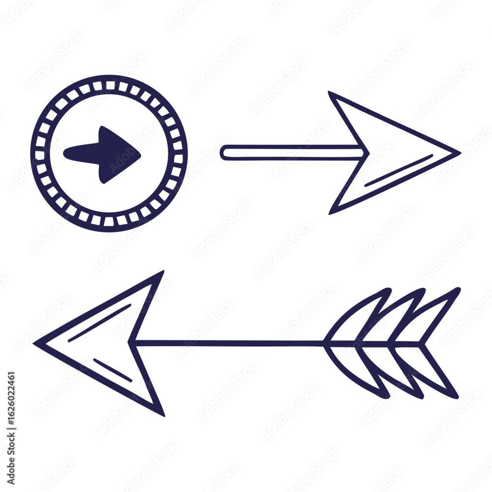 Aufkleber high-quality vector arrows set. versatile vector arrows set. 15 modern and simple arrows set. eps 10