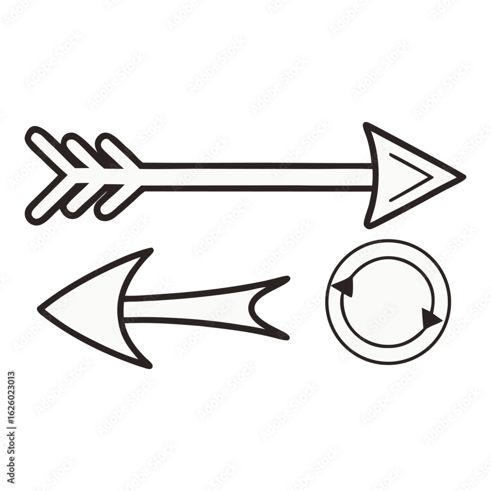 Aufkleber high-quality vector arrows set. versatile vector arrows set. 15 modern and simple arrows set. eps 10