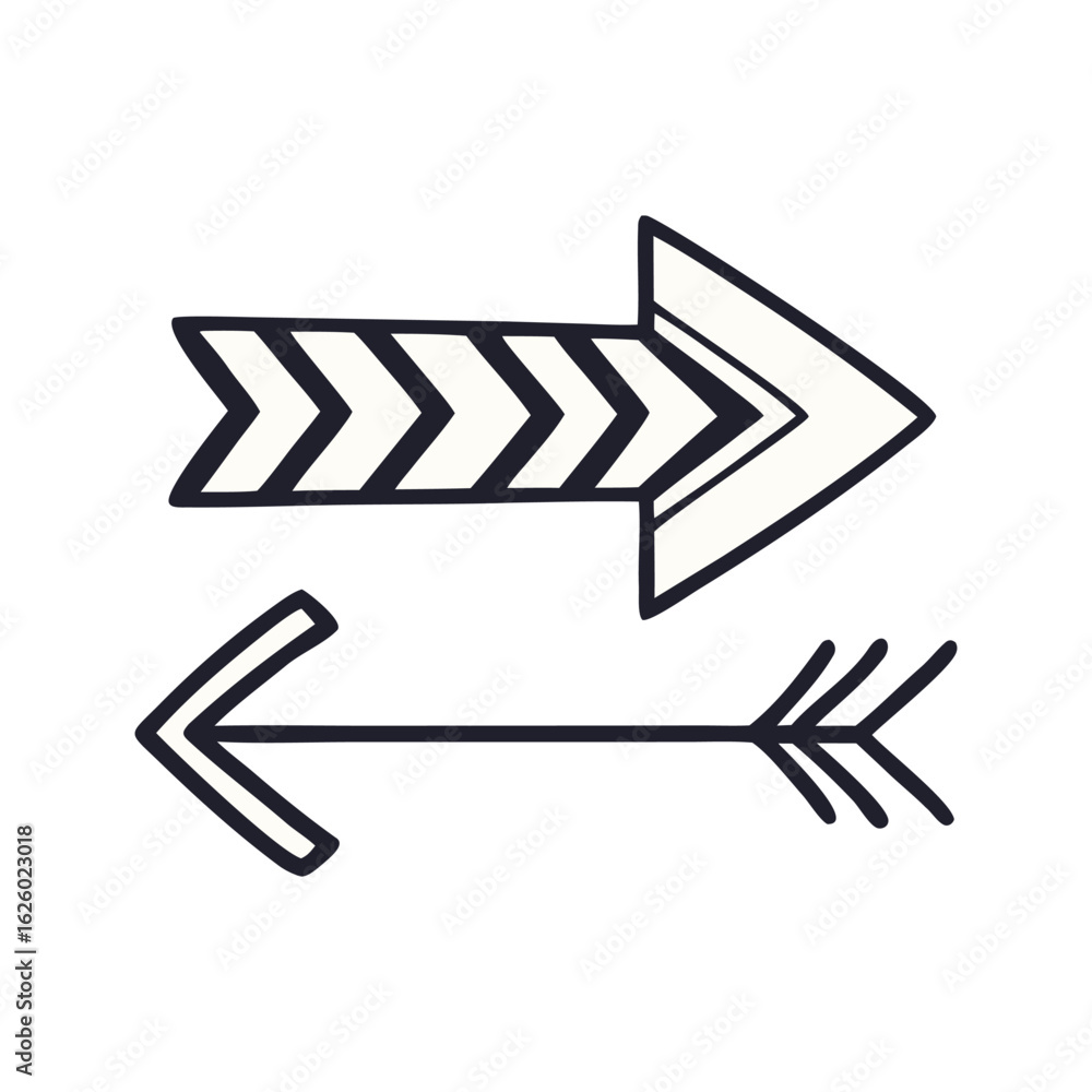 Poster high-quality vector arrows set. versatile vector arrows set. 15 modern and simple arrows set. eps 10