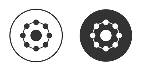 Antioxidant icon flat. Illustration isolated vector sign symbol