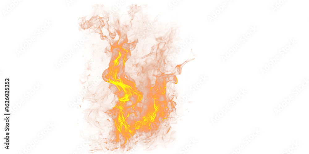 Poster a vibrant display of orange and yellow flames set against a stark black background creating a fiery 