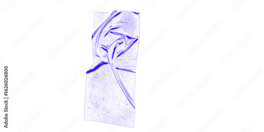 Poster a blue rectangular shape against a black background with a slight three dimensional appearance effec