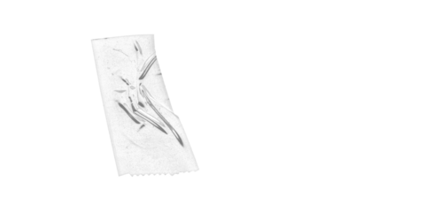 A gray abstract shape with a dark line on a black background is visible in the left corner