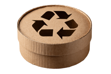 Aerial infographic for urban recycling awareness at community center. Isolated on transparent background, png.