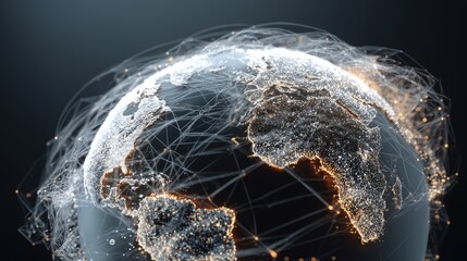 Global network connections digital design