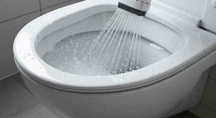 清潔感あふれるトイレ洗浄システム