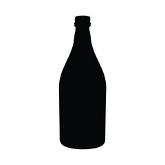 wine bottle vector illustration