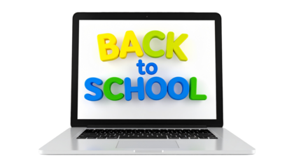 laptop with back to school text written on screen back to school backdrop editing element png pre school