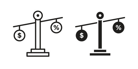 Taxes icon sign symbol and flat style for app, web and digital design.