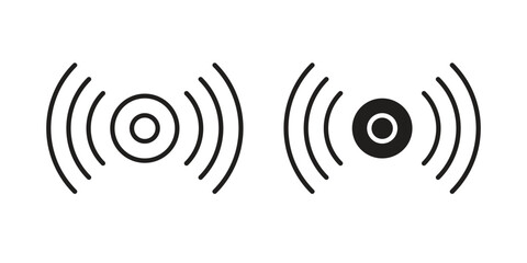 Sensor icon sign symbol and flat style for app, web and digital design.