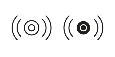 Sensor icon sign symbol and flat style for app, web and digital design.