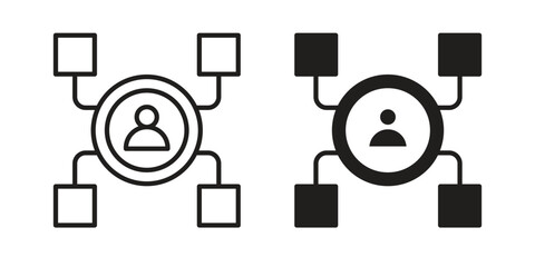 Multitask icon sign symbol and flat style for app, web and digital design.