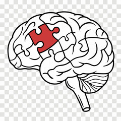 Illustration of a female doctor with stethoscope isolated on white background