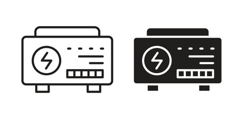 Generator icon sign symbol and flat style for app, web and digital design.