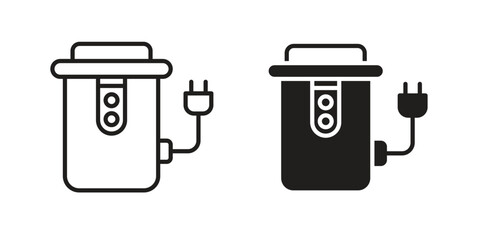 Garbage disposal icon sign symbol and flat style for app, web and digital design.