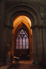 Obraz premium gothic church window