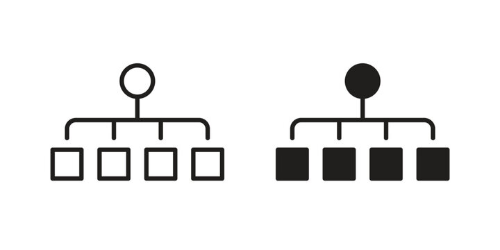 classification icon sign symbol and flat style for app, web and digital design.