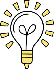 light bulb vector icon