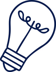 light bulb vector icon