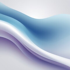 Abstract blue wave flowing curve design background