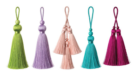 Colorful tassels for crafts decorative tassel collection tassel home decor ideas