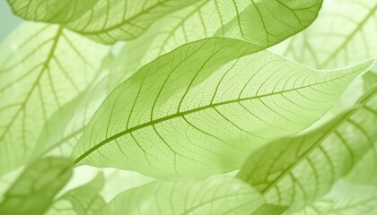 Obraz premium Subtle textured arrangement of foliage creating a peaceful effect, suggesting concepts of growth, renewal, organic connection, and the delicate beauty of natural patterns